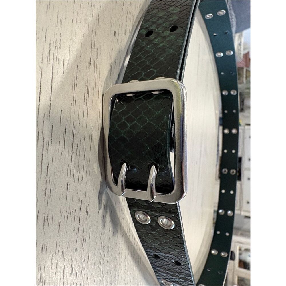J. Crew Green Reptile Textured Accessory - Picture 6 of 12